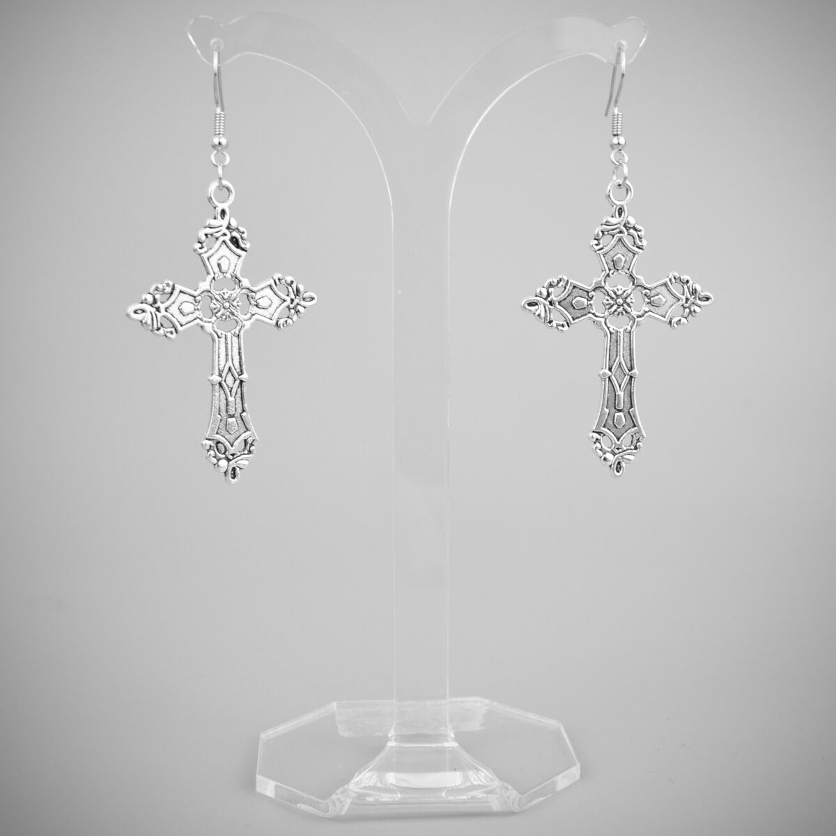 Gothic Cross Earrings