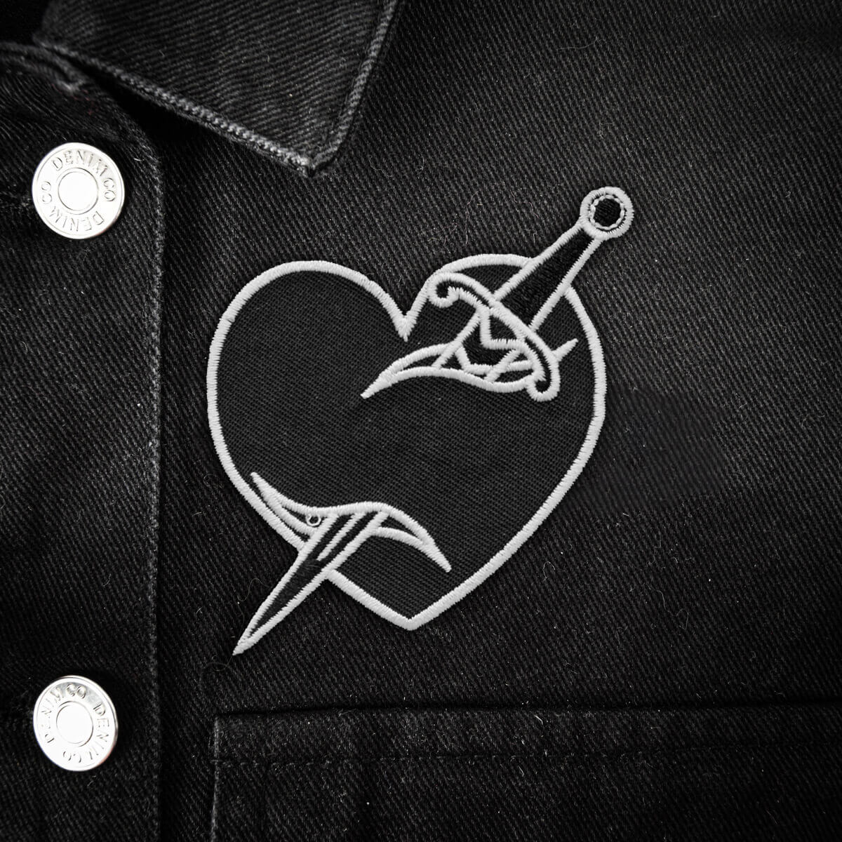 Heart & Dagger Patch