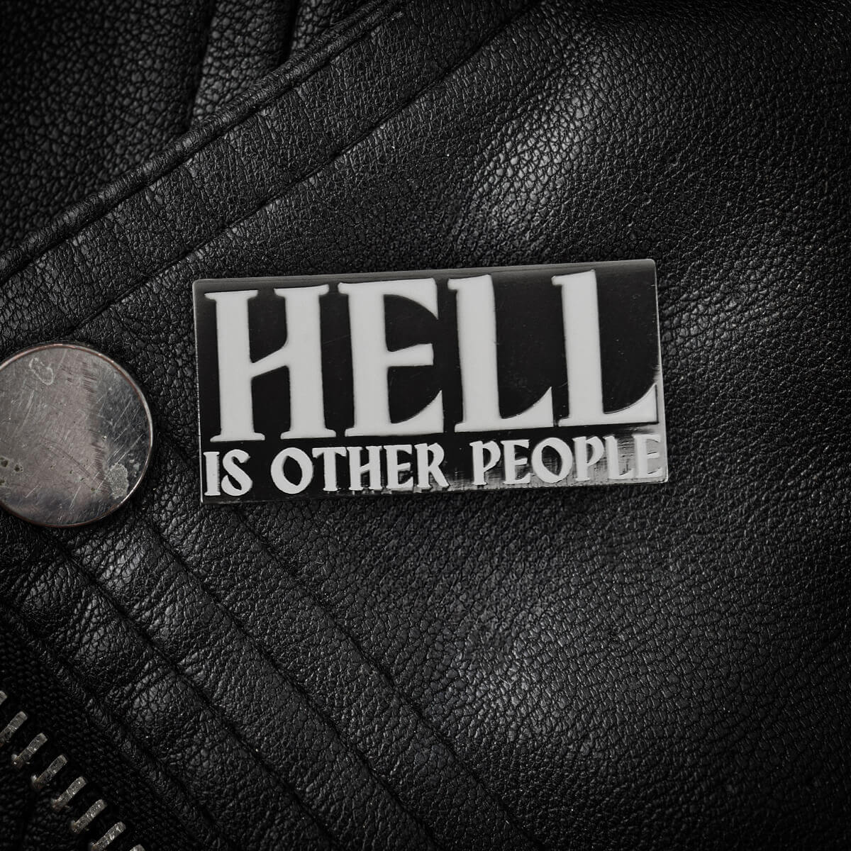 Hell Is Other People Enamel Pin | Occult Patches & Pins