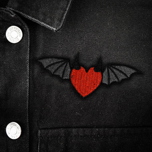 Devil Heart With Wings Patch