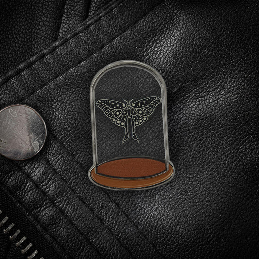 Moth Curio Enamel Pin