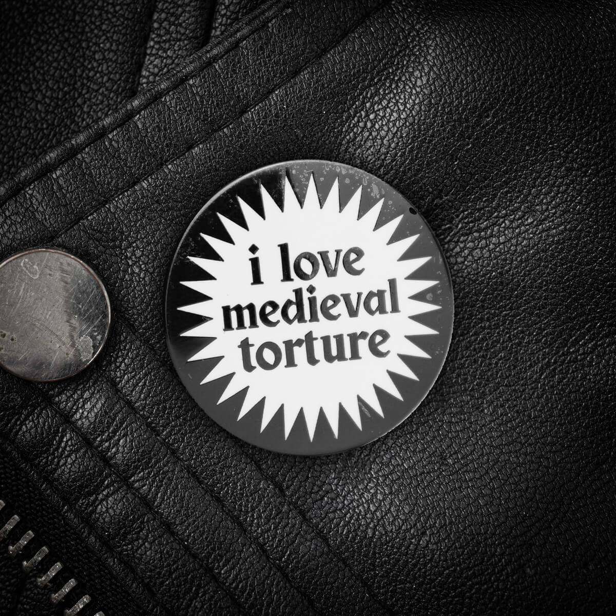 I Love Medieval Torture Enamel Pin - Occult Patches & Pins