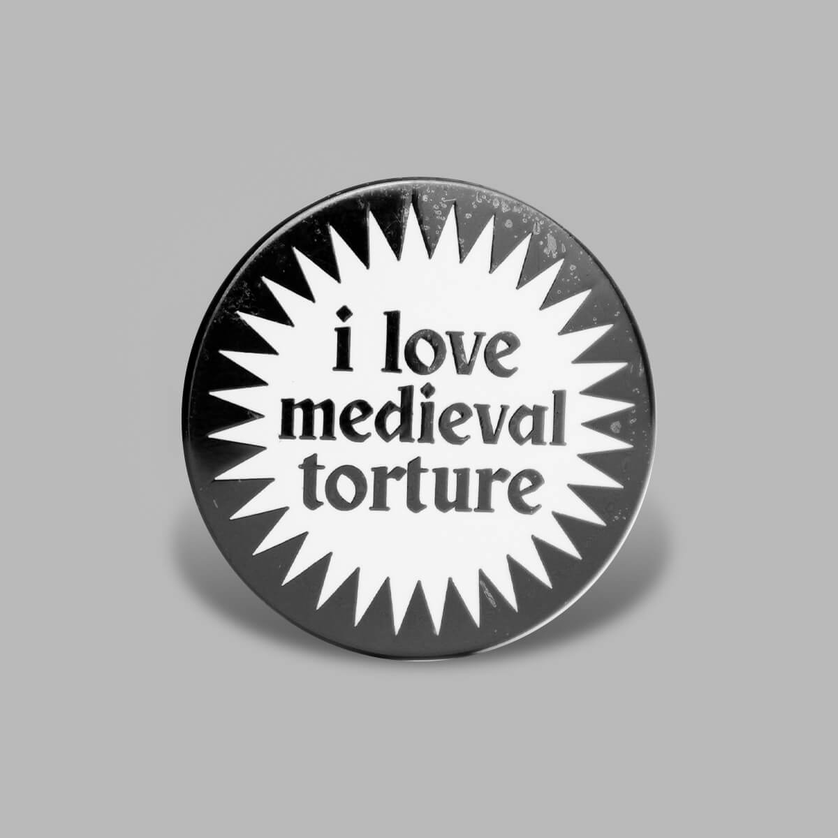 I Love Medieval Torture Enamel Pin - Occult Patches & Pins