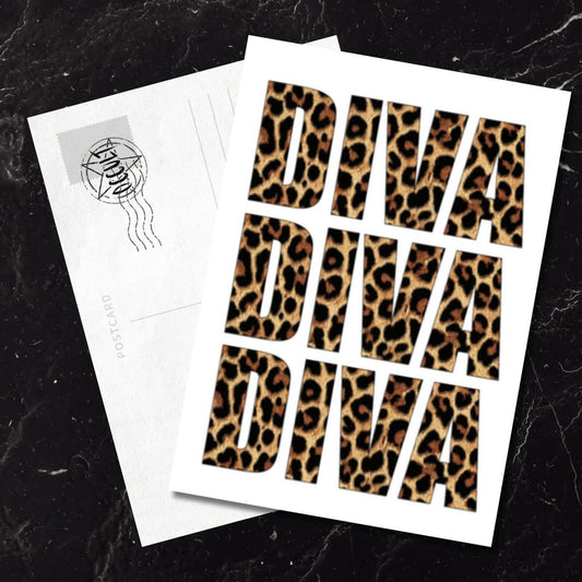 Diva Postcard - Occult Patches & Pins