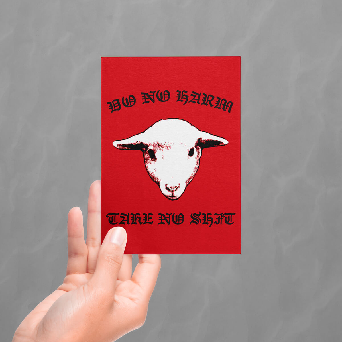 Do No Harm Postcard - Occult Patches & Pins