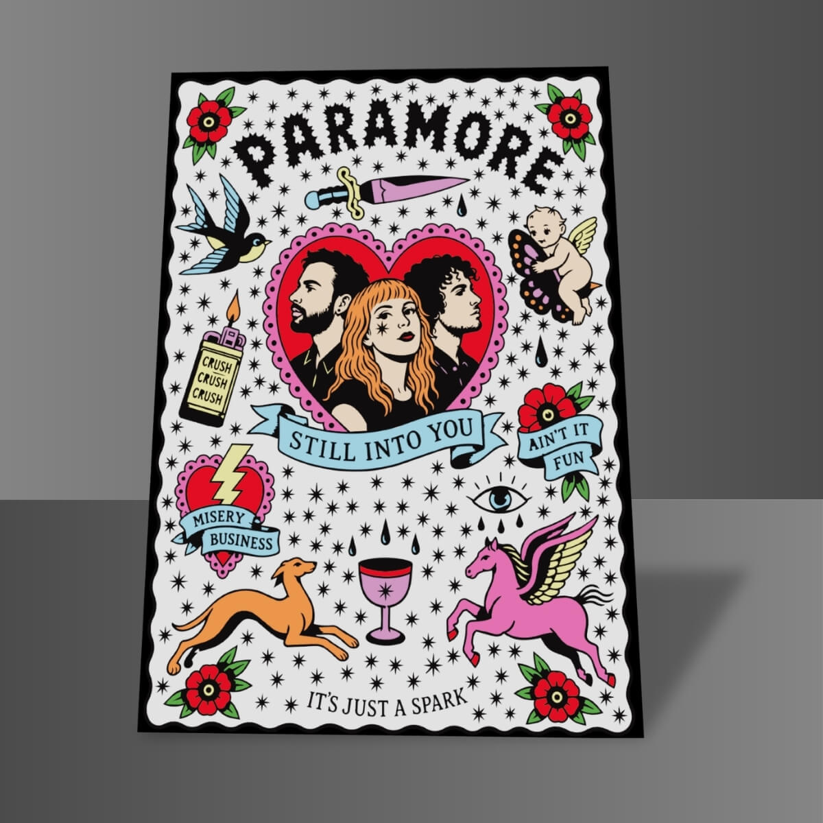 Paramore A4 Print ⛧ Occult Patches & Pins
