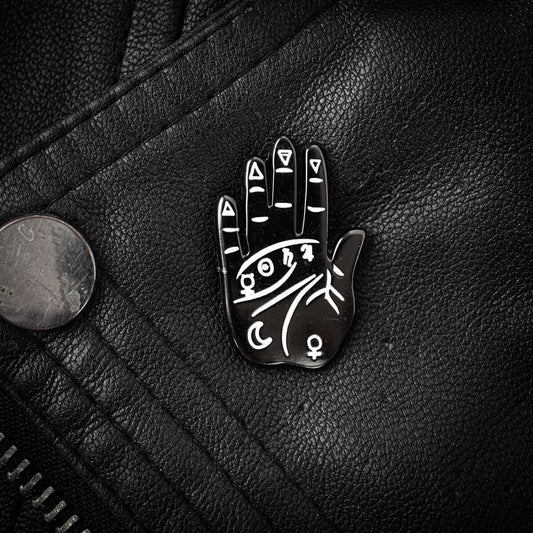 Palmistry Enamel Pin | Occult Patches & Pins