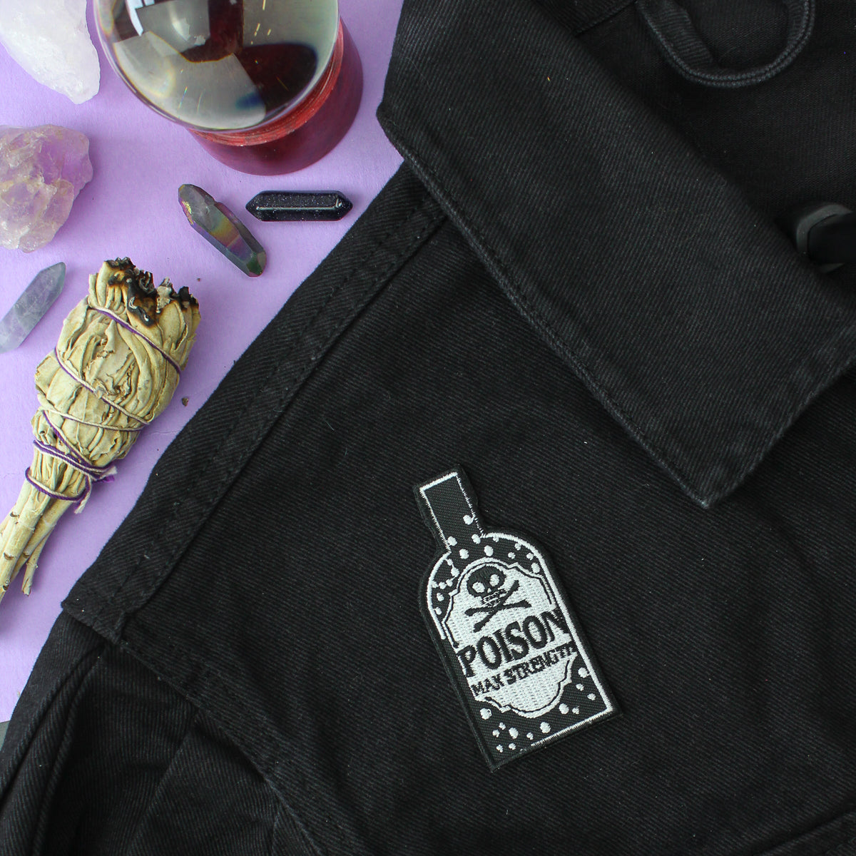 Poison Bottle Patch | Occult Patches & Pins