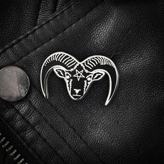 Ram's Head Enamel Pin