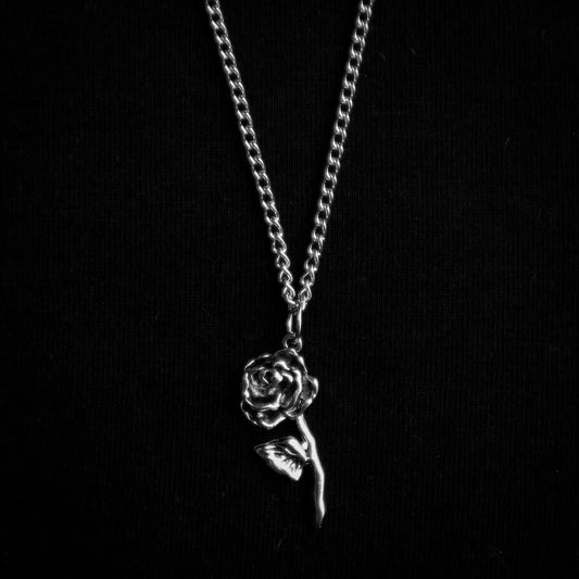 Rose Necklace ⛧ Occult Patches & Pins