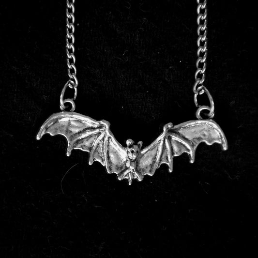 Bat Necklace • Occult Patches & Pins