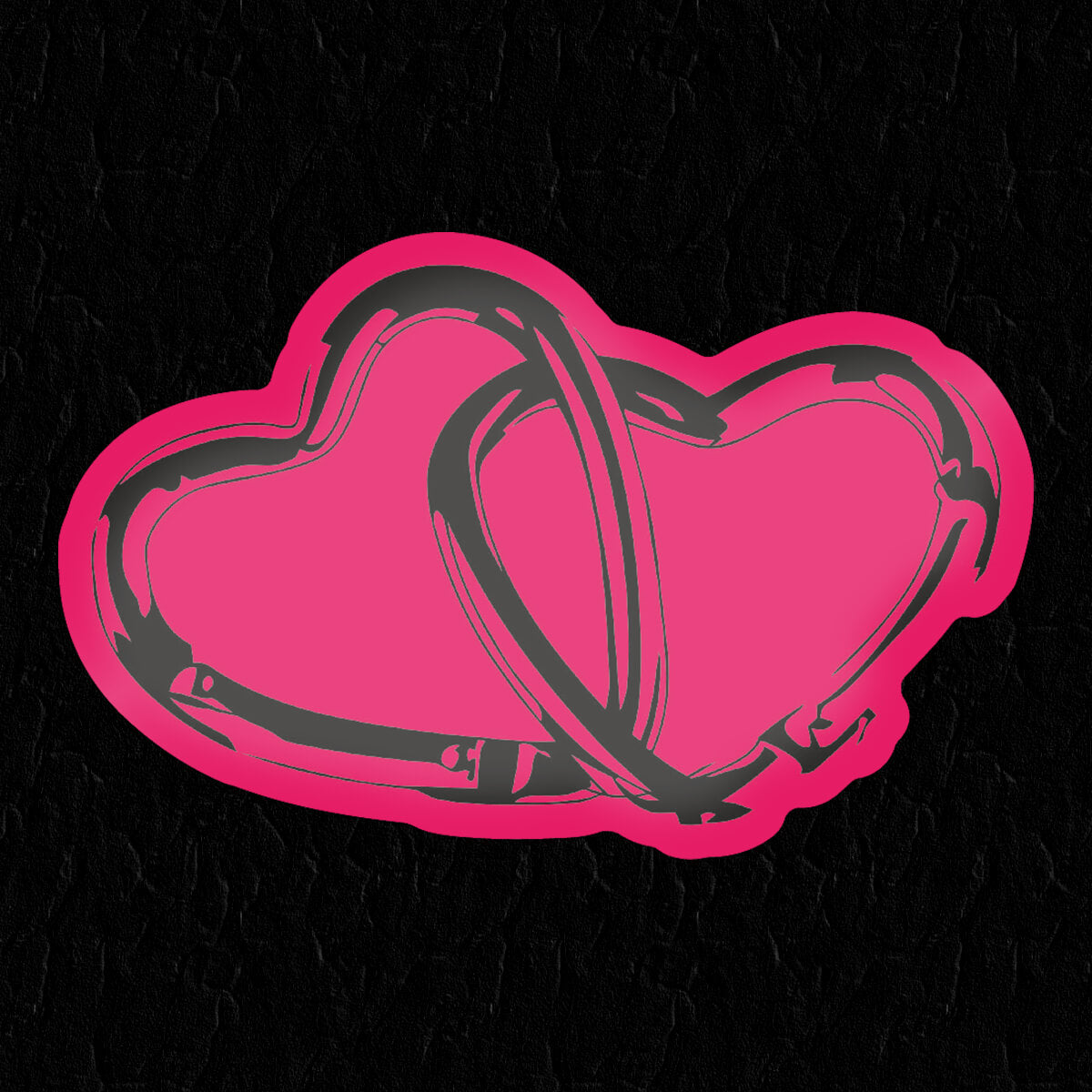 Carbiner Hearts Sticker - Occult Patches & Pins