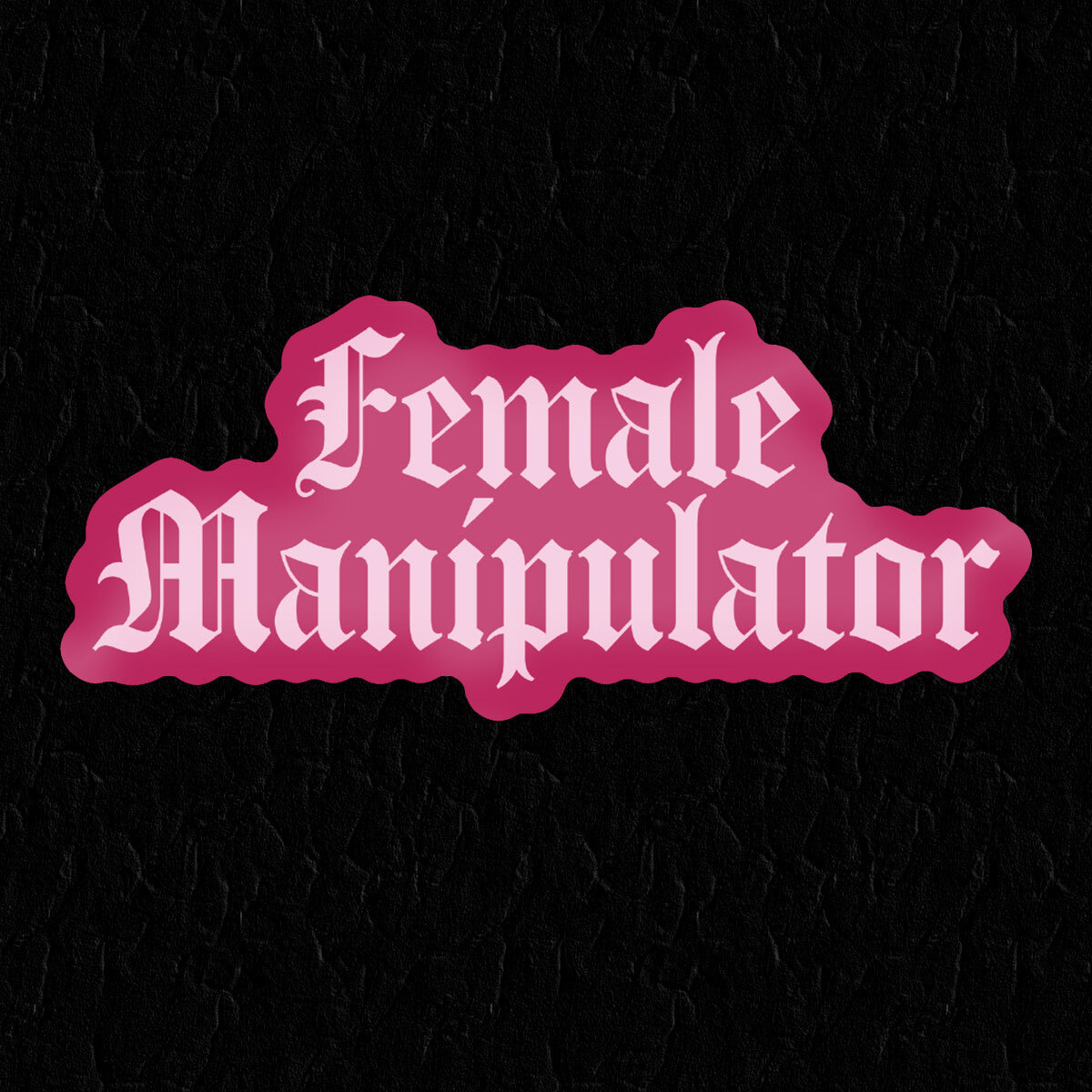 Female Manipulator Sticker - Occult Patches & Pins