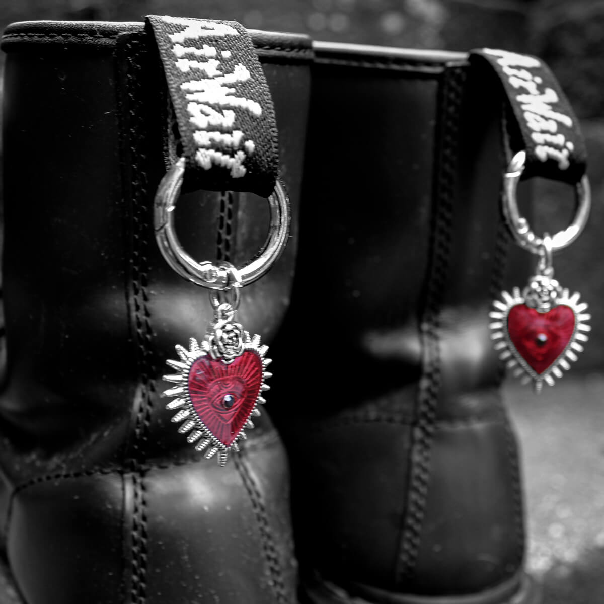 Sacred Heart Boot Charms | Occult Patches & Pins