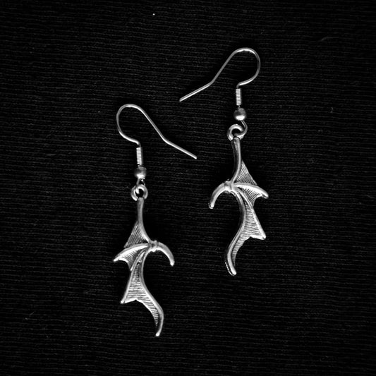 Bat Wing Earrings • Occult Patches & Pins
