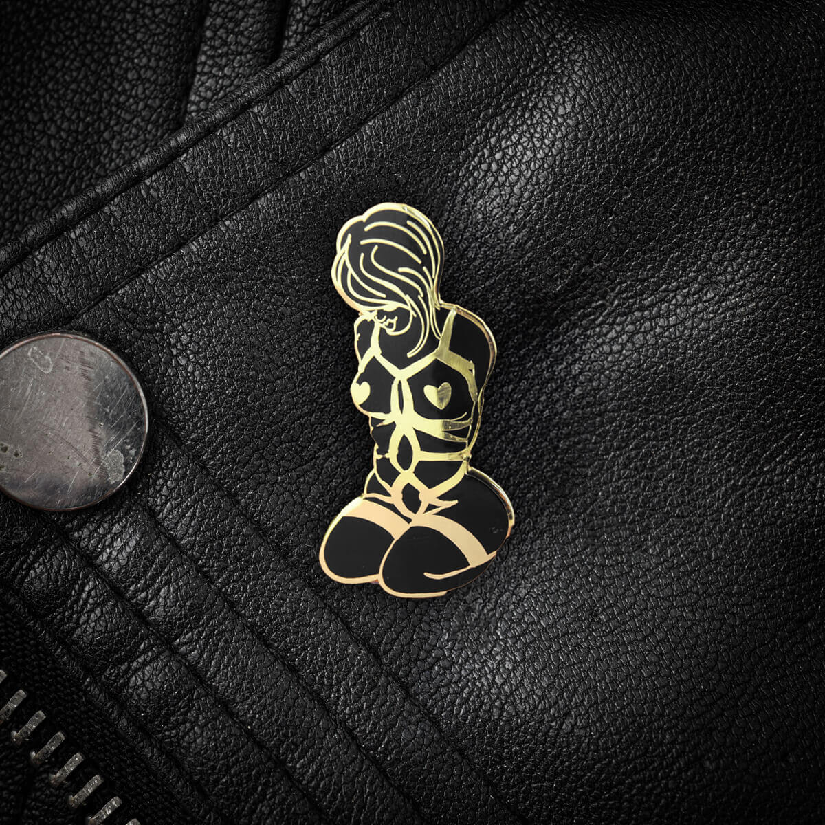 Shibari Enamel Pin