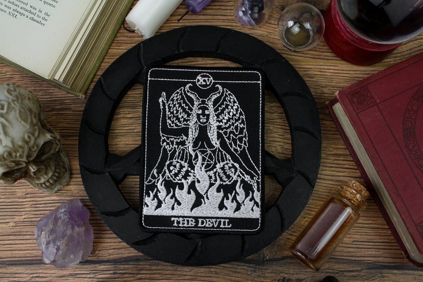 The Devil Tarot Patch | Occult Patches & Pins