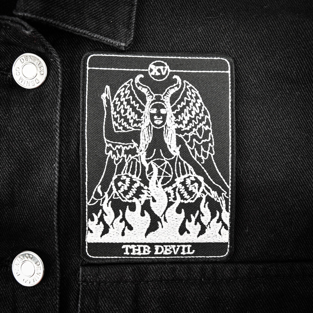 The Devil Tarot Patch | Occult Patches & Pins