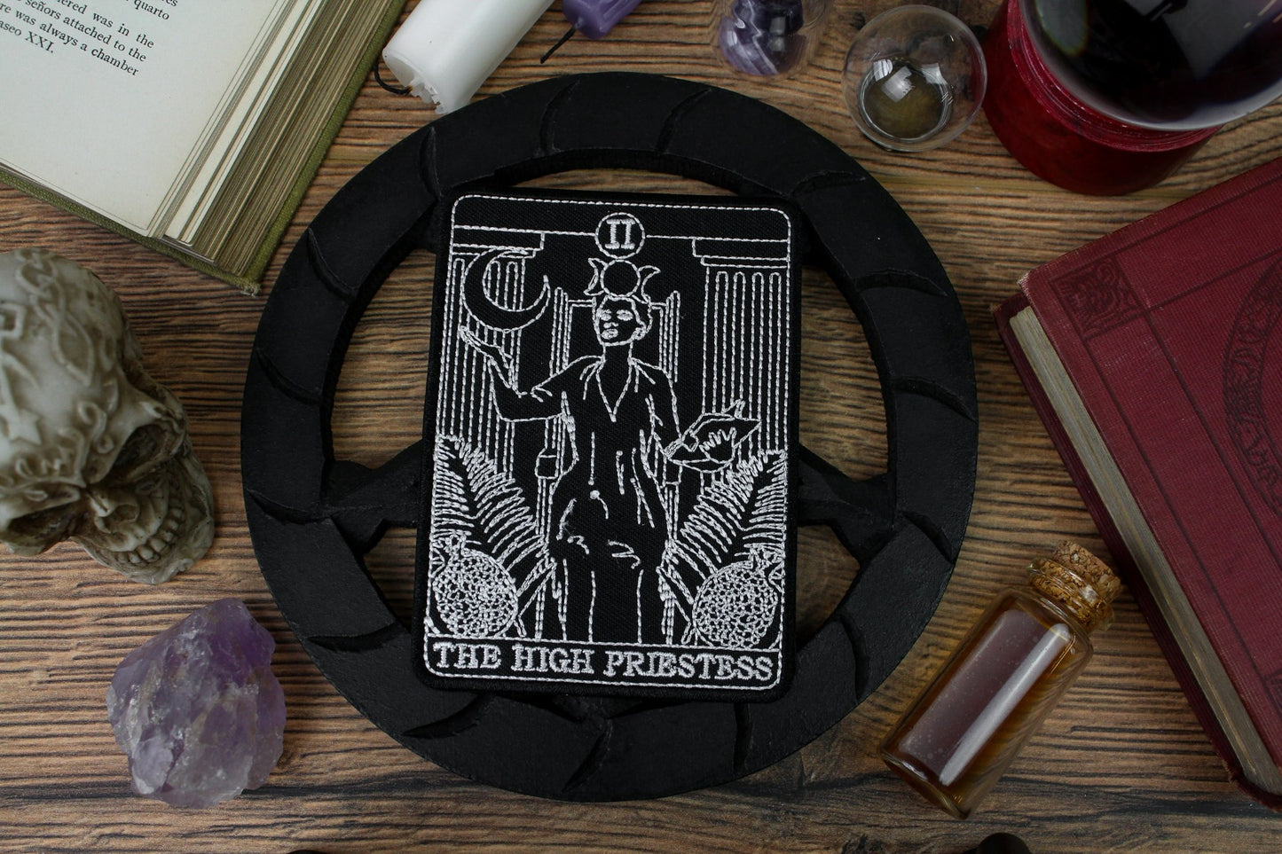 The High Priestess Tarot Patch | Occult Patches & Pins