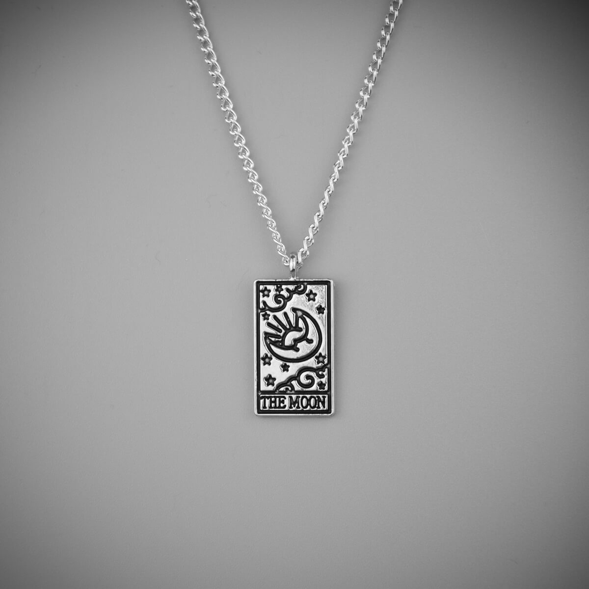 The Moon Tarot Card Necklace