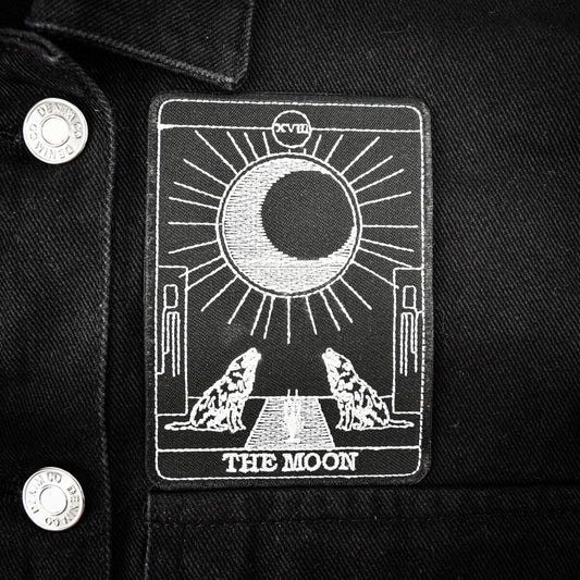 The Moon Tarot Patch | Occult Patches & Pins