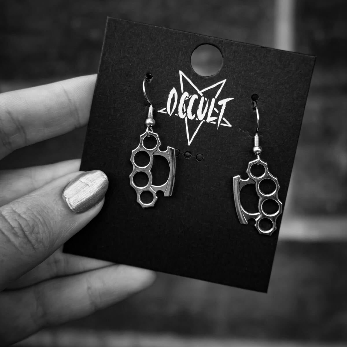 Knuckle Duster Earrings