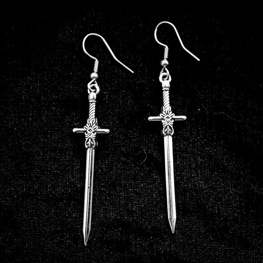 Sword Earrings | Occult Patches Pins