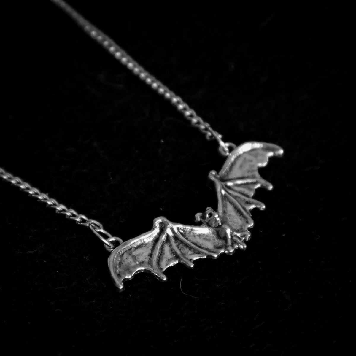 Bat Necklace • Occult Patches & Pins
