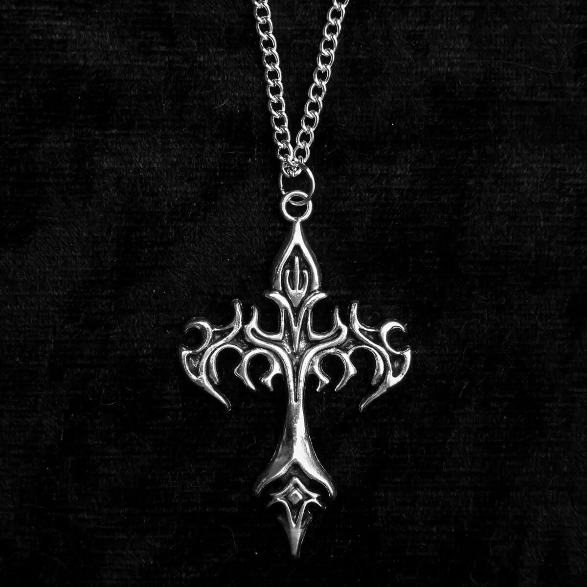 Y2K Cross Necklace