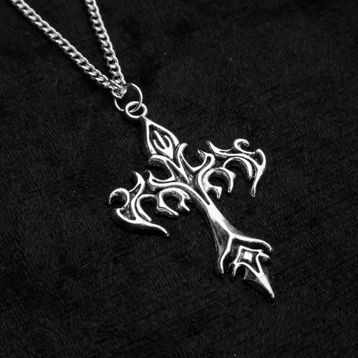 Y2K Cross Necklace