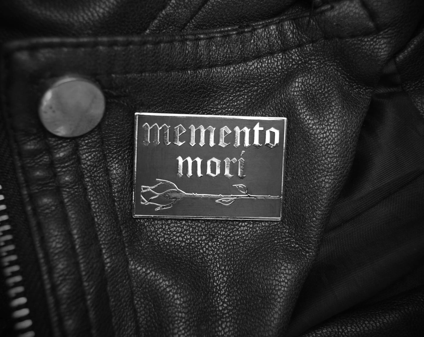 Memento Mori Enamel Pin | Ocult Patches & Pins