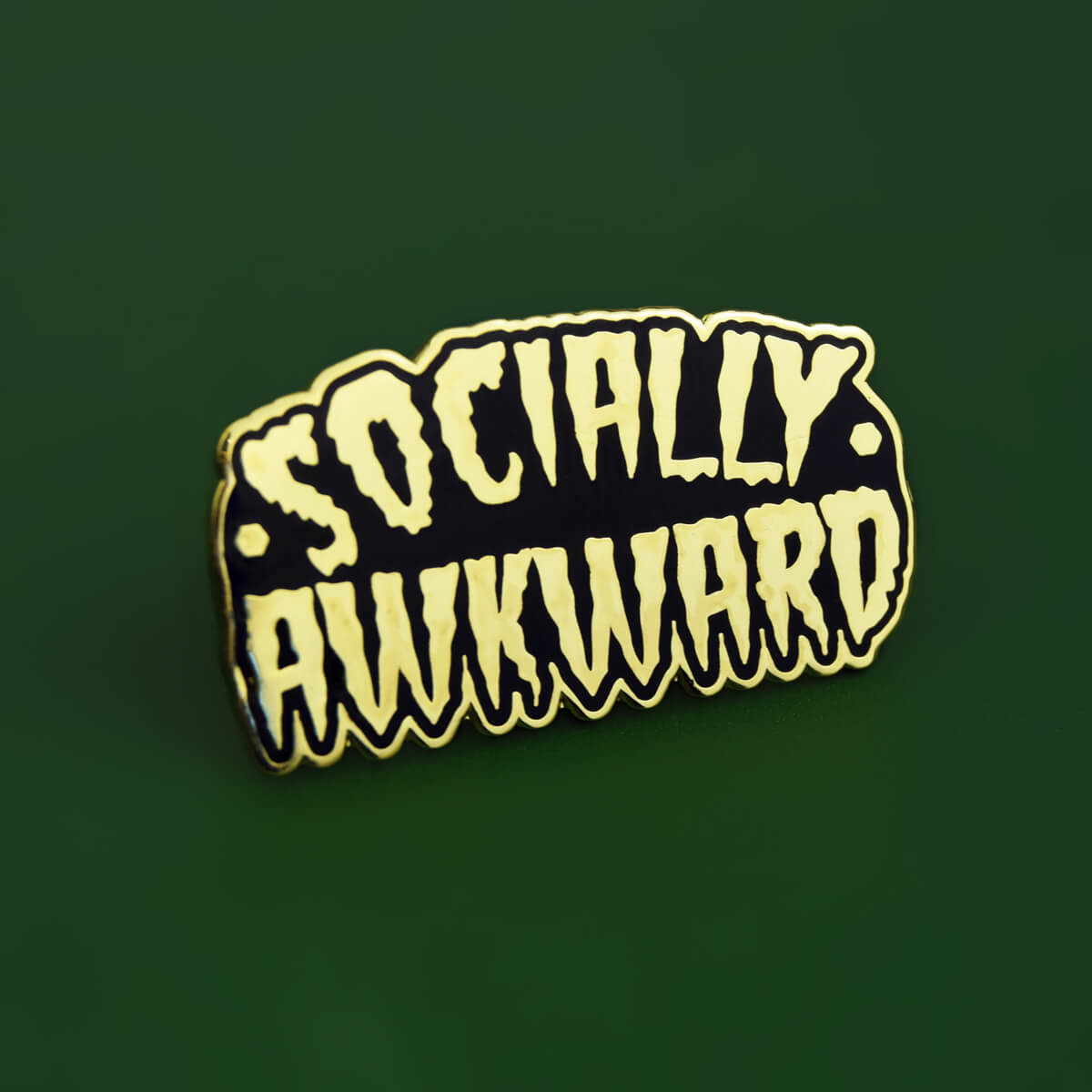 Socially Awkward Enamel Pin | Ocult Patches & Pins