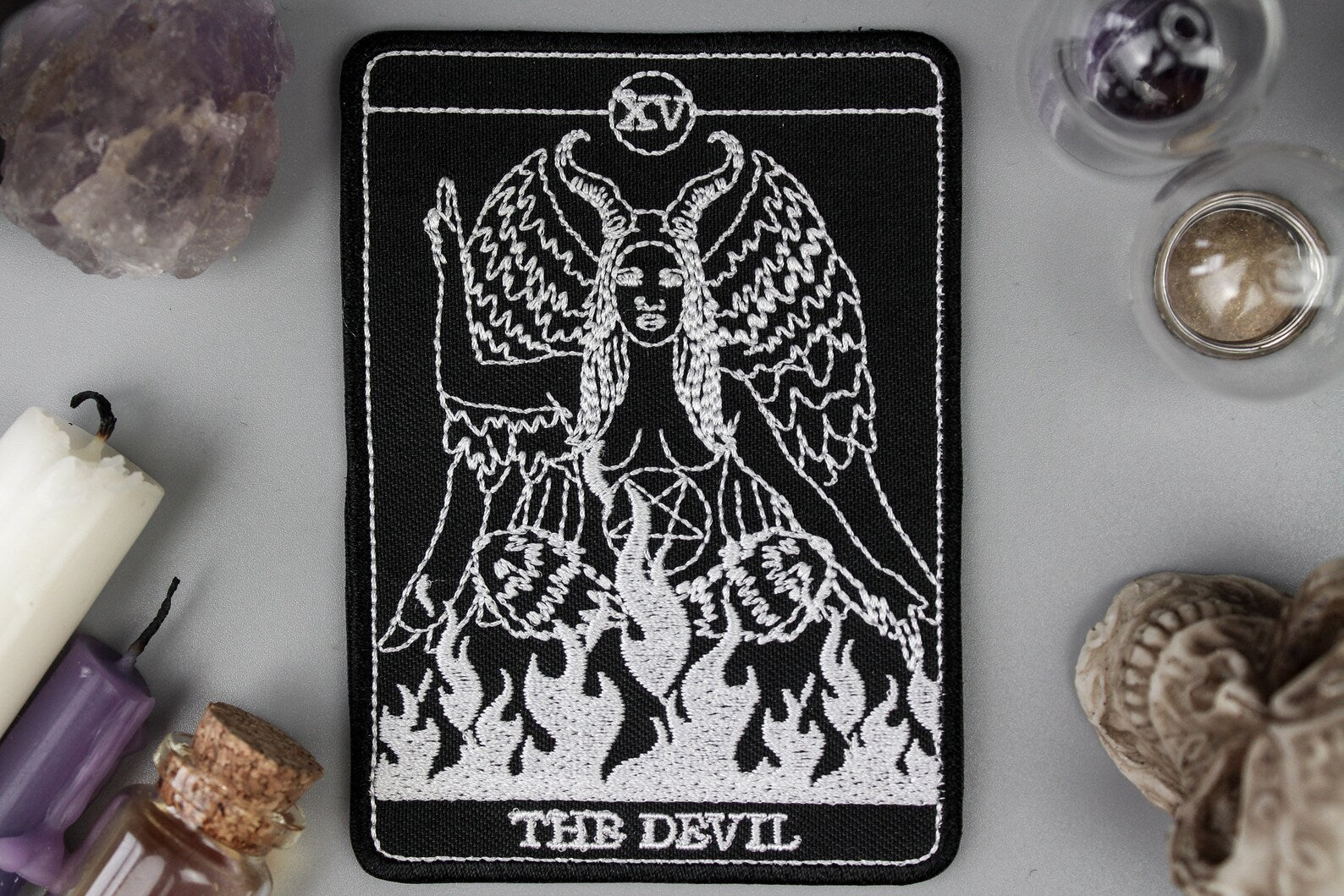 The Devil Tarot Patch | Occult Patches & Pins