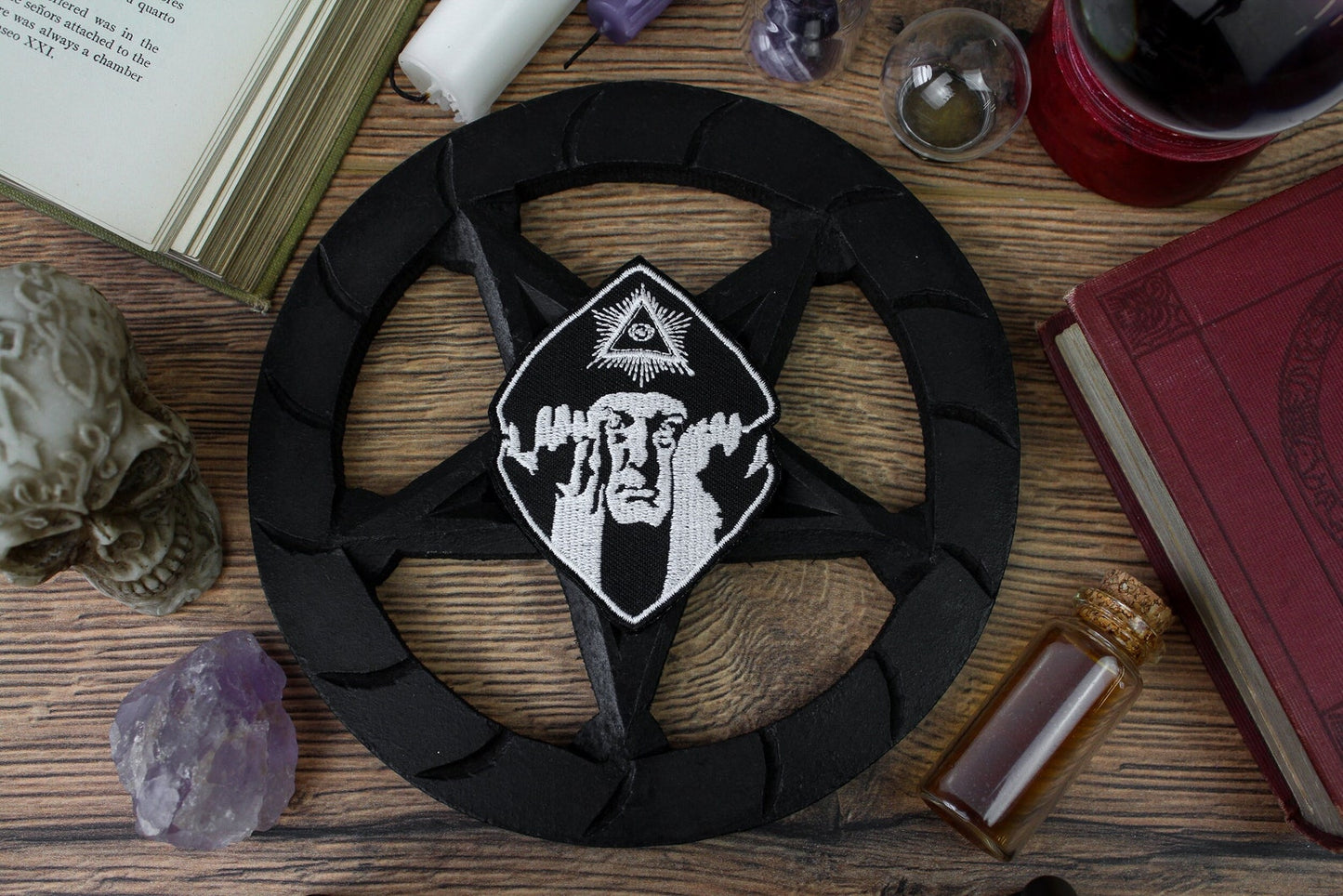 Aleister Crowley Patch | Occult Patches & Pins