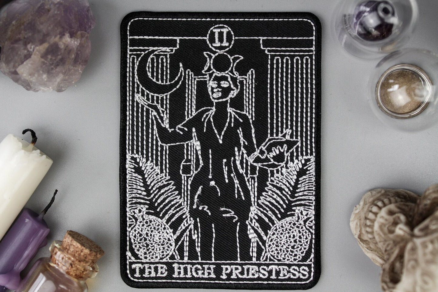 The High Priestess Tarot Patch | Occult Patches & Pins