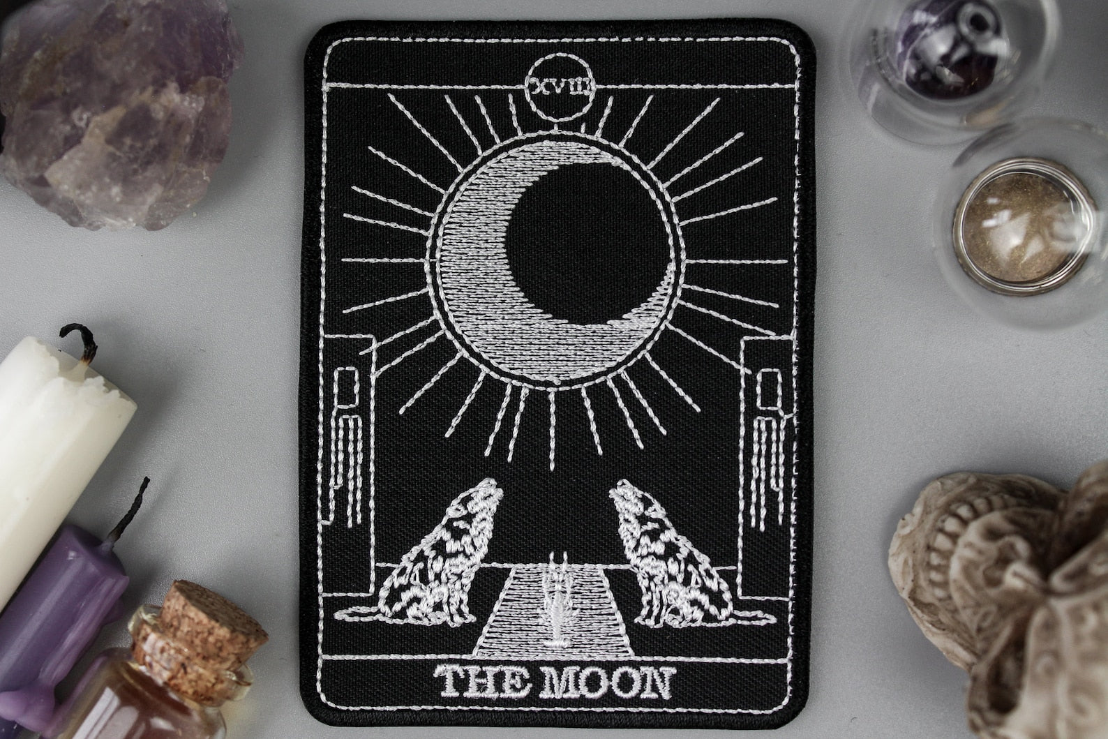 The Moon Tarot Patch | Occult Patches & Pins