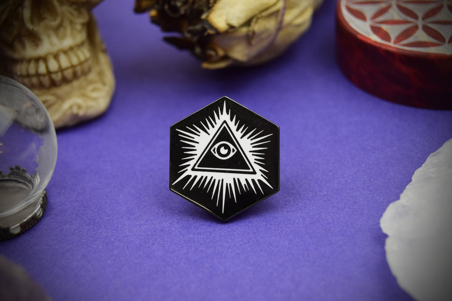 Eye Of Providence Enamel Pin | Occult Patches & Pins