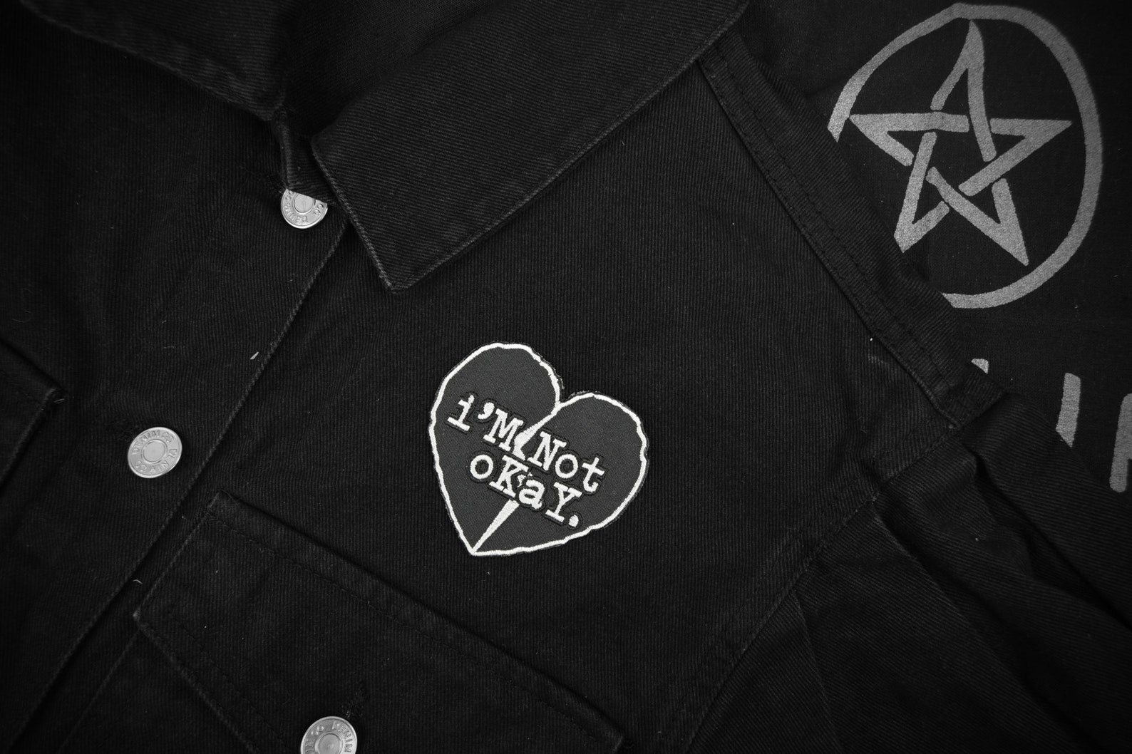 I'm Not Okay Patch | Occult Patches & Pins